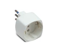 Adattatore Schuko Master 16A 2P+T Monopresa Bianco 05821