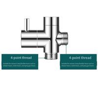 Adattatore sdoppiatore rubinetto acqua doppia uscita adatto a rubinetti standard