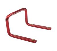 Adattatore Sella Bicicletta Alluminio Portaborraccia Doppio | Lega alluminio robusta, montaggio stabile su rails sella, compatibile road e MTB, per accesso facile(Red)