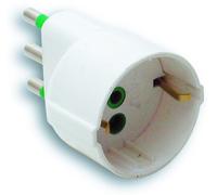 Adattatore Semplice Fanton 2P+T Con Spina 16A e Presa Schuko Fanton Materiale el