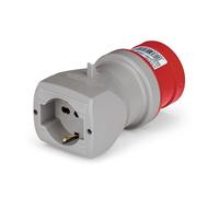 Adattatore Semplice IP20 16A 3P+N+T 250V 6h Pluristandard Scame ADAPTO 610.571
