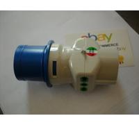 ADATTATORE SEMPLICE SPINA 220V -2P+T BIPASSO+PRESA SCHUKO PER CARAVAN &CAMPER