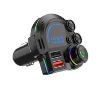 Adattatore Senza Fili Per Autoradio,Supporto USB Flash Drive E Lettore MP3,Adattatore Radio per Chiamate Senza Fili Auto | per Caravan Camion RV Berlina Pendolari Viaggio Gite Familiari Lunghe Guide