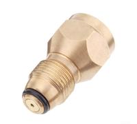 Adattatore Serbatoio Gas Solido Ottone per coleman Adattatore | Ottone massiccio, durata lunga, riempimento , compatibilità per coleman, per facile installazione