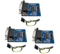 Adattatore Seriale 32x40mm per Progetti Elettronici Adattatore | Conversione stabile segnale, LED stato TX/ per rx, tensione 3. per 3v/5V, dimensioni compatte 32x40mm
