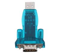 Adattatore Seriale USB Rs232 Blu, Convertitore Plastico Plug And Play | Connessione per Vecchi Dispositivi, Uso in Ufficio e Manutenzione It, per Computer e Porta Console di Rete
