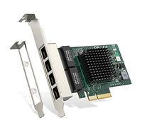 Adattatore server Ethernet Gigabit a 4 porte NetXtreme® BCM5719 RJ45 Scheda di rete quad-porte PCI Express 1000M Scheda Ethernet NIC con basso profilo per Windows Server/Linux/Ubuntu/VMware
