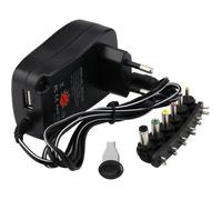 Adattatore settore collegamento universale 30 W AC/DC 3V-12V + 6 punte + rica...