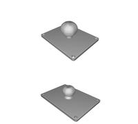 Adattatore Sfera Montaggio per Baseus Porta Telefono su Brodit ProClip Auto