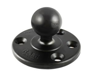 ADATTATORE sfera tipo C PER SUPERFICIE PIANA RAM MOUNT CON BASE ROTONDA RAM-240U