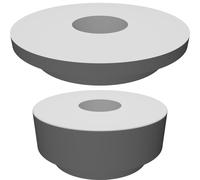 Adattatore Specchietto per BMW R NINE T 2021 Highsider Stampato Set da 2