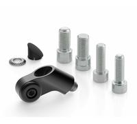 Adattatore Specchio Rizoma per installare Specchio sul Manubrio Nero GAMBO 22MM