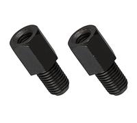 Adattatore Specchio Specchietto Moto Scooter Custom Naked M8 a M10 Nero