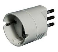Adattatore Spina 10A/Presa P30 Bco Set 5 Pezzi - Bticino