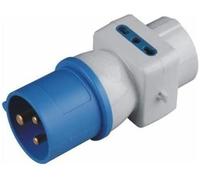 Adattatore Spina Industriale CEE 16A, Presa Schuko + Bipasso 10/16A 250V
