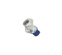 ADATTATORE Spina Industriale IP20 2P+T 16A - 3 Prese schuko Bip. 10/16A CEE