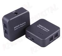 ADATTATORE SPLITTER 1x3 OTTICO TOSLINK DIGITALE AUDIO FIBRA OTTICA DOLBY 5.1