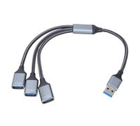 Adattatore splitter da USB maschio a multiporta con 1xUSB3.0 e 2xUSB2.0 cavo di prolunga per TV e computer utilizzare stazione di ricarica USB