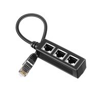 Adattatore Splitter Ethernet RJ45, Splitter Ethernet da 1 A 3, per L'Espansione Della Rete Domestica, Aziendale e Scolastica