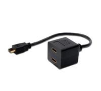 ADATTATORE SPLITTER HDMI 1 MASCHIO - 2 FEMMINE