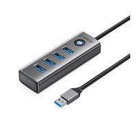 Adattatore splitter hub PDD4U-U3 4x USB-A - grigio