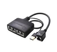 Adattatore splitter RJ45 Ethernet splitter RJ45 per Cat5 Cat5E Cat8 Surf Online Femmina