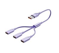 Adattatore splitter USB 2.0 con porta di ricarica per laptop desktop ricarica auto Espandi Power Station Pocket Size USB C Splitter
