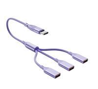 Adattatore splitter USB 2.0 con porta di ricarica per laptop desktop ricarica auto Espandi Power Station Pocket Size USB C Splitter