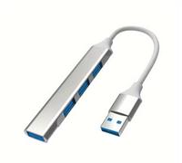 Adattatore splitter USB C Hub 4 porte USB 3.0 compatibile con Lenovo, Huawei, Xiaomi, MacBook Pro Air, dock OTG di tipo C per laptop, tablet, PC (standard 3.1)