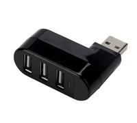 Adattatore splitter USB ruotato di 180 gradi, supporta l'hot-swap, basso consumo energetico per vari dispositivi USB tra cui unità U, lettore di
