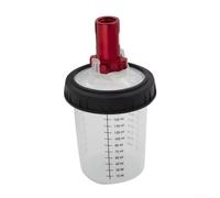 Adattatore spray in alluminio per M16 x 1,5P, connettore filettato interno ed esterno, accoppiatore riutilizzabile in alluminio per vasi di vernice, finitura elettroforetica rossa, Compat (denti