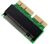 Adattatore SSD M.2 NVMe compatibile con MacBook Air e Pro Retina 2013-2017 | Scheda convertitore NGFF M-Key 12+16pin | Kit di aggiornamento ad alta velocità per A1465 A1466 A1502 A1398 Parte di