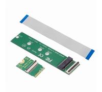 Adattatore SSD NVMe da M.2 Key M a E Key con connessione Wi-Fi e cavo FPC, compatibile con unità a stato solido NGFF.