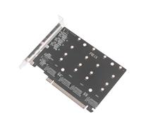 Adattatore SSD PCIe 4.0 5.0 X16 un 4 Porte NVMe M.2 NGFF SSD Scheda Divisa 8600