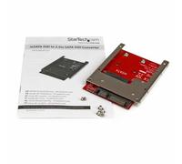 Adattatore SSD Startech SAT32MSAT257 Rosso Argentato SSD mSATA