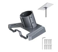 Adattatore Starlink V3 migliorato - adatto per aste da 1"-2", lega di alluminio con fissaggio a 8 viti, inclinabile per un allineamento ottimale, verniciato a polvere per resistenza agli agenti