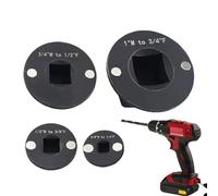 Adattatore Stcnust Set-Low Profile Socket Wrench Adapter Set | Ratchet In Acciaio Inox | Accessori Per Utensili Da Lavoro Esterno 4 Pezzi Per Noci, Esercizi,