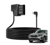 Adattatore step down da 12 V/24 V da 137,79 pollici, cavo da OBD a USB, linea di alimentazione da 5 V 2,5 A, convertitore plug and play per dash cam, modalità parcheggio, installazione notturna e uso