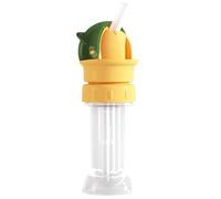 Adattatore superiore per bottiglia d'acqua - Sostituzione beccuccio in silicone 11,6 x 5,2 cm, cannuccia a prova di perdite, adattatori di controllo del flusso, tappo in silicone PP | beccucci per