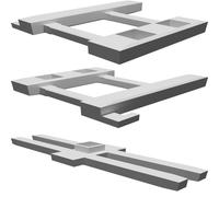 Adattatore Supporto Display per Hasegawa Macross 1/72 Base Gunpla Modello