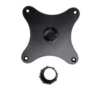 Adattatore Supporto Monitor Fori 75mm | Parti di Ricambio per Supporti TV - Testa Sferica 17 mm Orientabile Orizzontale Verticale Portatile per Schermi Digitali Proiezione Mobile Intrattenimento