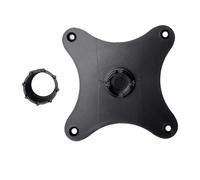 Adattatore Supporto Monitor Fori 75mm | Parti di Ricambio per Supporti TV | Testa Sferica 17 mm Orientabile Orizzontale Verticale Portatile per Schermi Digitali Proiezione Mobile Intrattenimento