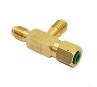 Adattatore svasato a T SAE da 1/4 per compatibilità collettore 14X14X14X14 della pompa a vuoto