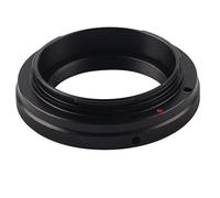 Adattatore T2/T Anello adattatore per obiettivo in alluminio per CAN ON E OS EF DSLR 650D 60D 550D, adattatore obiettivo adatto a tutti i dispositivi di montaggio T/T2, microscopio