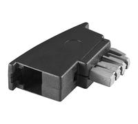 Adattatore TAE-N a RJ-11/RJ-14 Goobay Nero