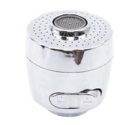 Adattatore Tap della cucina, Aeratore for rubinetto da cucina, prolunga, spruzzatore a risparmio idrico, due modalità, argento nero, 5x5 cm