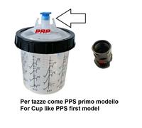 ADATTATORE TAZZE MONOUSO PPS PISTOLE A SPRUZZO SAGOLA MINI Adapter System PPS