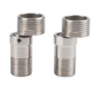Adattatore telescopico per braccio doccia, 120-180 mm, vite eccentrica (lunga)