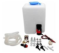 adattatore tergicristallo Kit serbatoio tergicristallo, pompa, ugello fluido, 12 V, 1,2 litri, universale per lavavetri pompa lavaggio