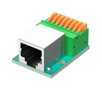 Adattatore terminale RJ45 8P8C femmina Socket Board, orizzontale | per cavo Ethernet che termina servizio di cablaggio compatto Installare i doveri